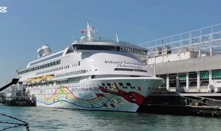 Лайнер Blue Dream Melody - бывшая AIDAVita и будущая Astoria Nova //Фото youtube.com