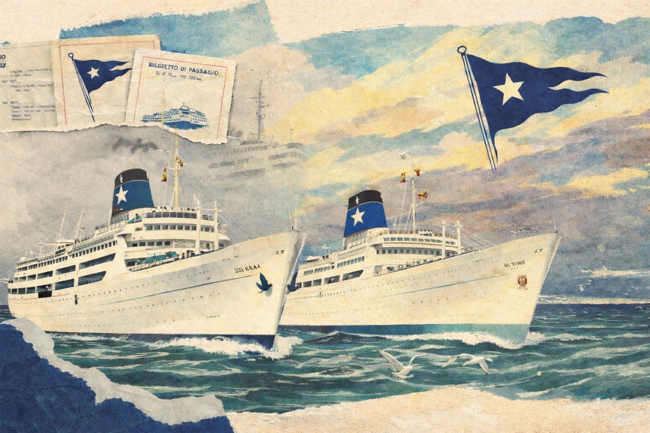 Два авианосца, ставшие мечтой: невероятная одиссея итальянских лайнеров SS Roma и SS Sydney